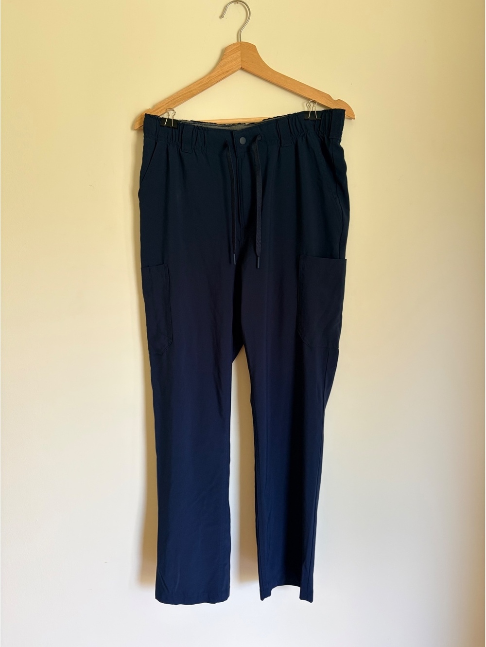 Carhartt Force Navy Cargo Scrub Pants Unisex Medium Drawstring Utility Workwear